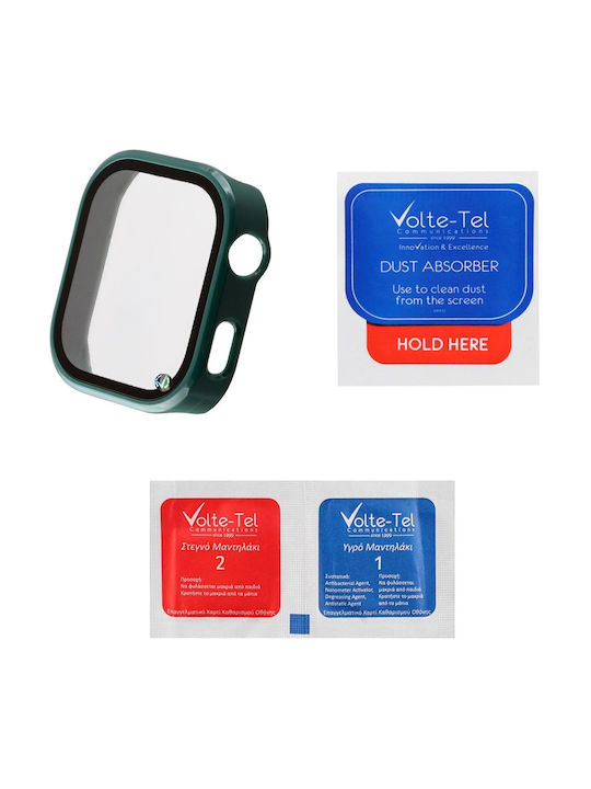 Volte-Tel Plastic Case with Tempered Glass in Green Colour for Xiaomi Redmi Watch 6