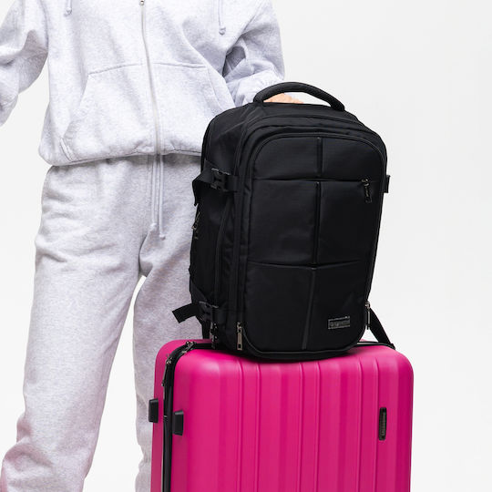 Zagatto Geantă Voiaj De Spate 24l Neagră Din Material Textil L40xL20xÎ30cm