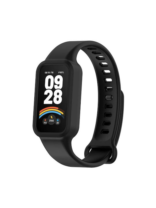 Λουράκι Σιλικόνης Μαύρο (Xiaomi Smart Band 9 Active)