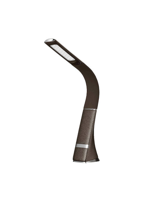 Desk Lamp LED Настолна лампа с Гъвкаво Рамо в Кафяв Цвят