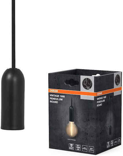 Osram Κρεμαστό Φωτιστικό Μαύρο