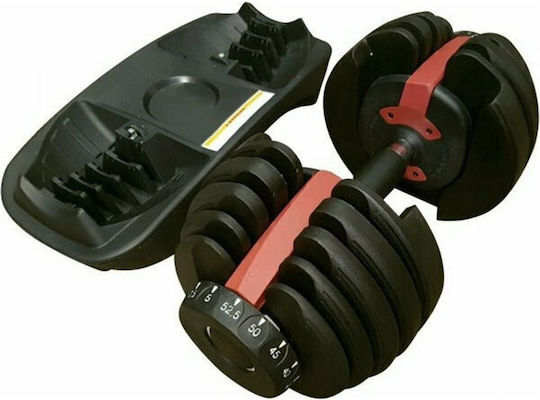 Dumbbell 1x 24kg Adjustable with Stand