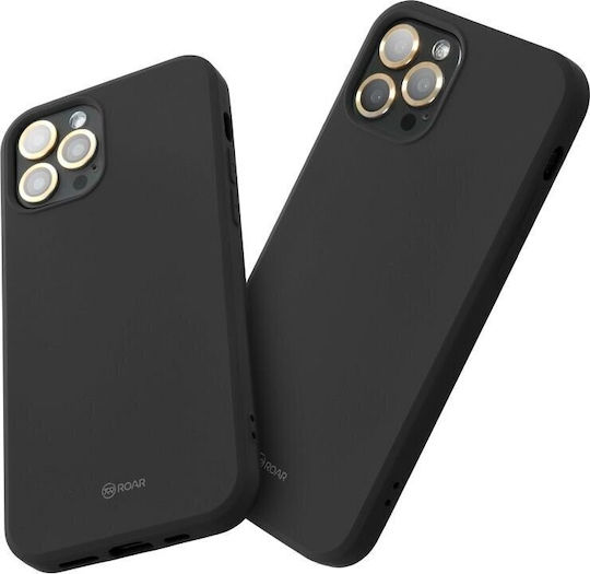 Roar Jelly Silicone Black Back Cover (Galaxy A27)