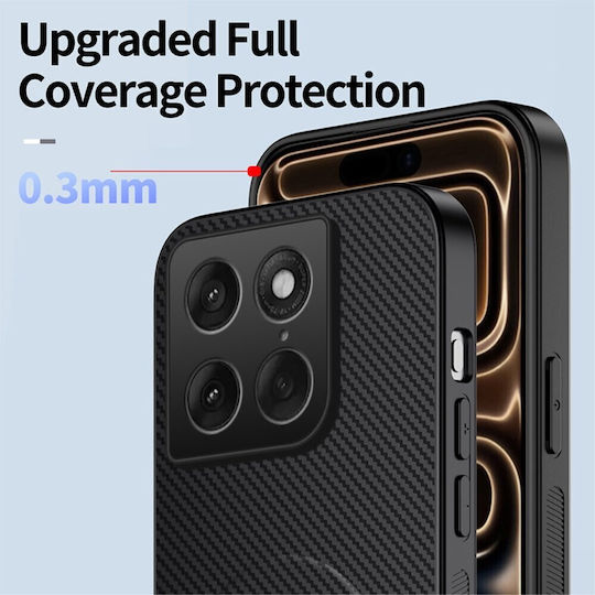 Wanlonfeng Back Cover Plastic Black (Motorola Edge 70 Fusion 5G)