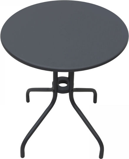 Τραπέζι Palermo 60x60x70 Μαύρο