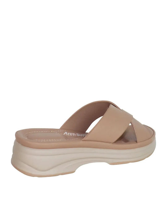 Women's Anatomic Flatforms Pink Sandals