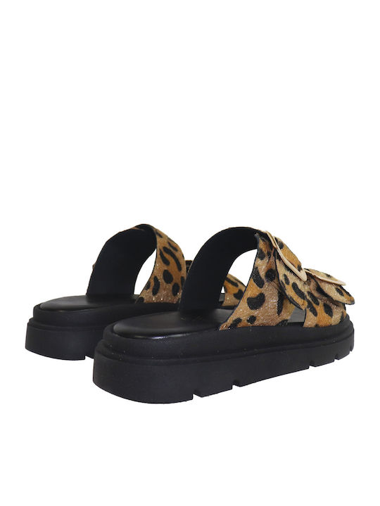 Дамски Сандали Flatforms Златисти