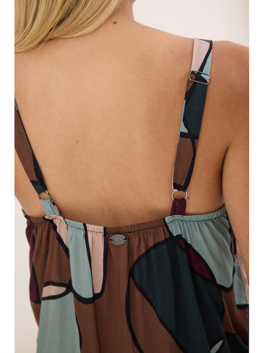 Women's Crop Top Brown