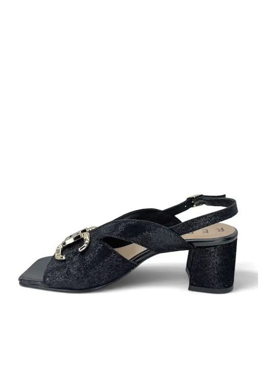 Sandale Elegante Damă Din Piele Negre