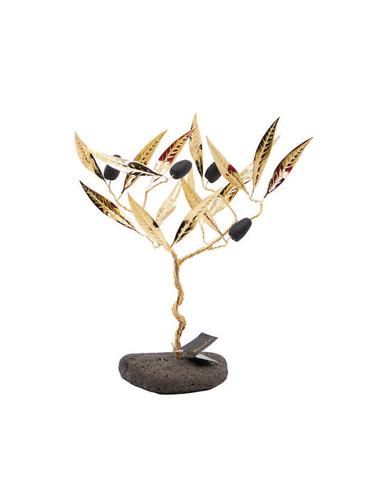 Alexandros Handmade Tabletop Decor Olive Gold 4 Pieces 19x19