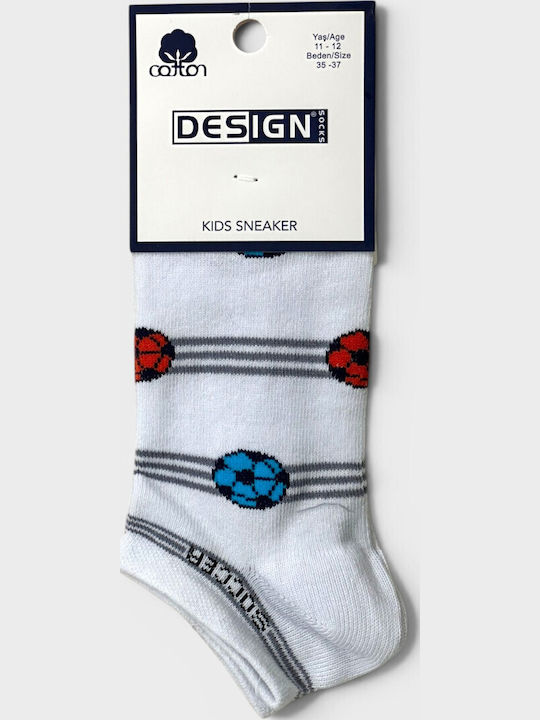 Design Socks Αθλητικά Παιδικά Σοσόνια Πολύχρωμα 6 Ζευγάρια