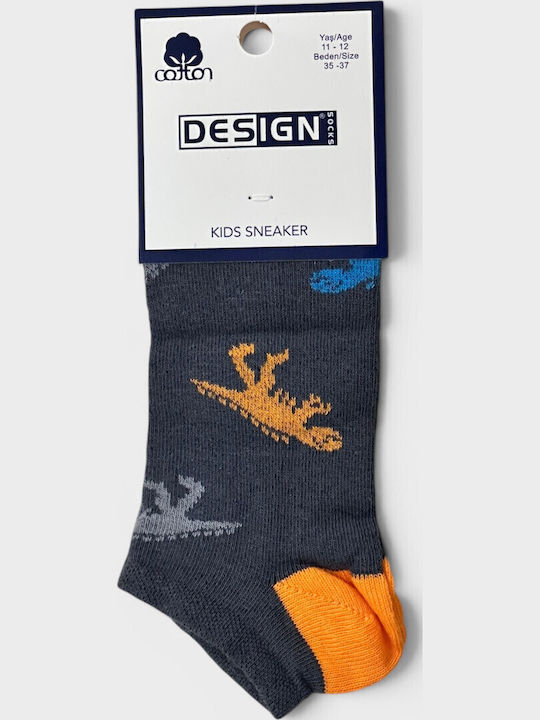 Design Socks Αθλητικά Παιδικά Σοσόνια Πολύχρωμα 6 Ζευγάρια