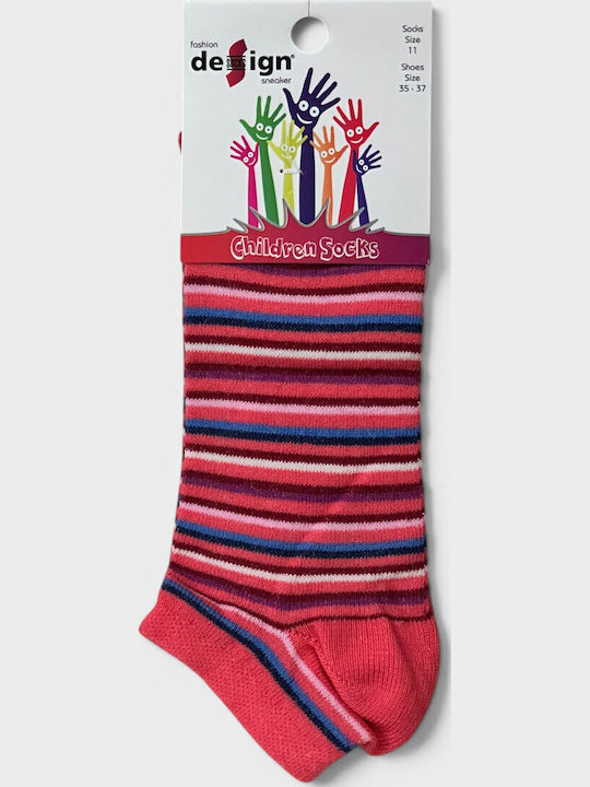 Design Socks Αθλητικά Παιδικά Σοσόνια Πολύχρωμα 6 Ζευγάρια