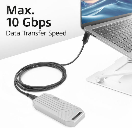 Act USB 3.2 Video Kabel USB-C männlich - USB-C / DisplayPort 60W PD 0,5m