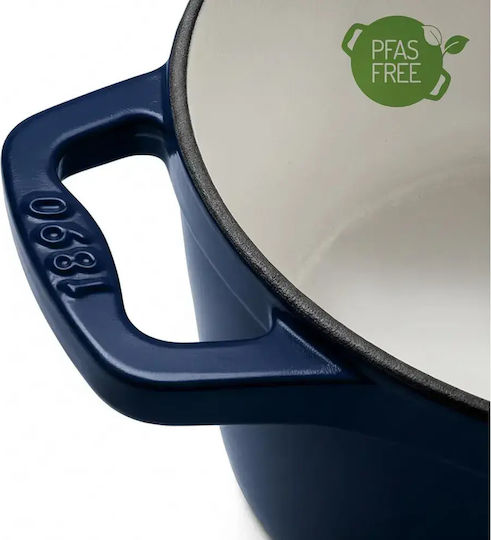 HKoenig Oval Cast Iron Dutch Oven 45cm 7.7lt