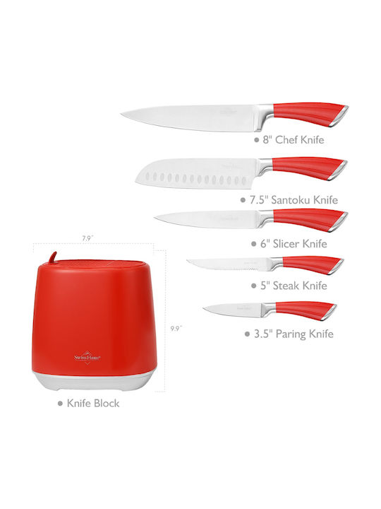 Swiss Haus Knife Set Made of Stainless Steel 6 Pieces