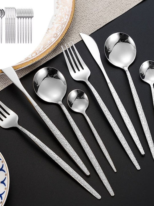 Swiss Haus Cutlery Set Stainless Steel Copper 24 Pieces