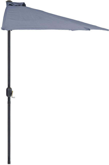 Hanging Metal Umbrella Grey 2.7x2.7m