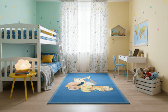 Детски Килим Junior 2017 Decostar Син Детски Килим Junior 2017 Decostar Син