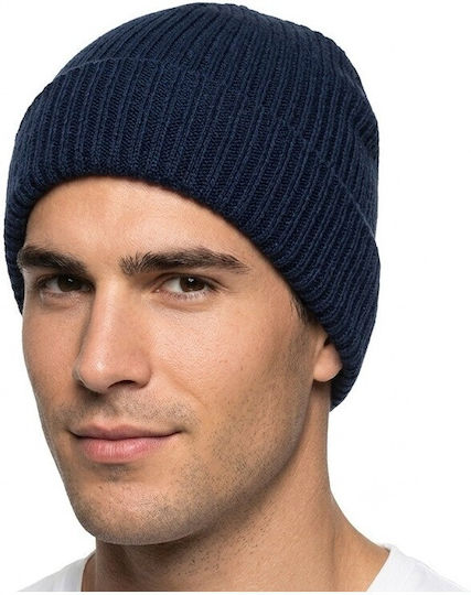897 Ανδρικός Beanie Σκούφος σε Navy Μπλε χρώμα