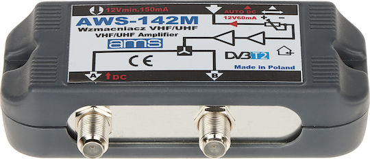 AMS Aws-142m Satellitenzubehör Line-Verstärker