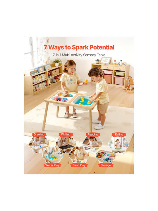 Kinder Tische aus Hölzernes Beige Vevor