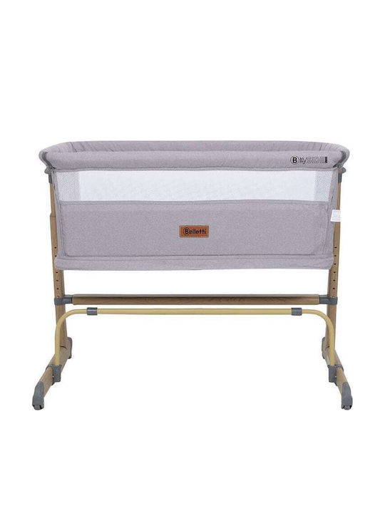 Belletti Baby Cradle with Mattress and Wheels Ecru