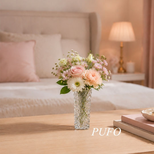 Pufo Dekorative Glasvase Beigetone