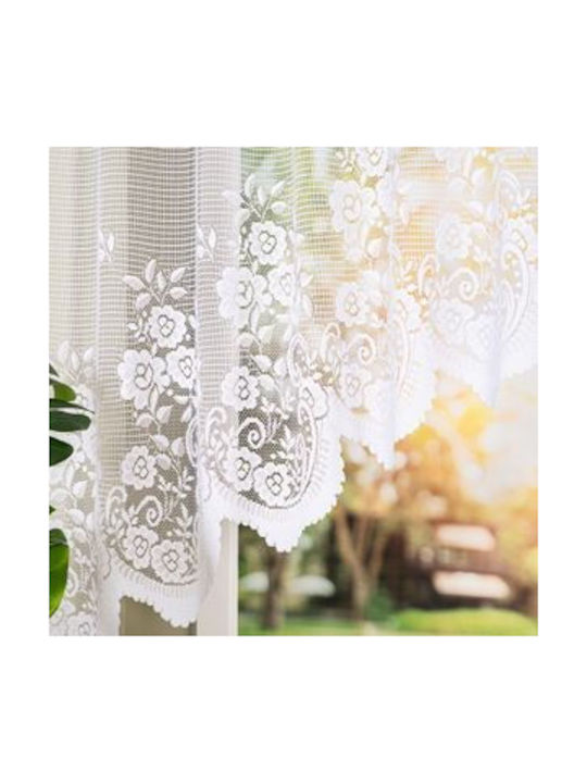 Markizeta Curtain With Grommets White Colour 140x250cm