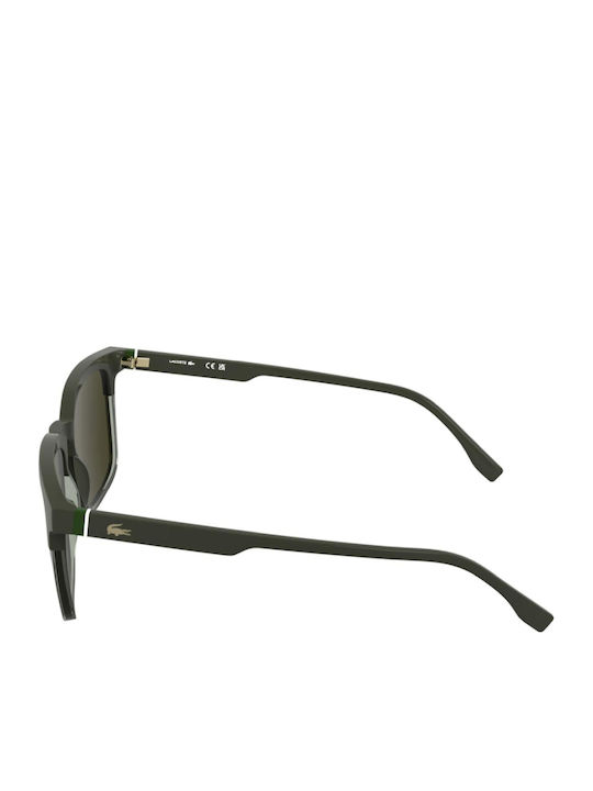 Lacoste Ochelari de Soare Pentru Bărbați cu Ramă Verde și Lentilă Verde L6074S-202