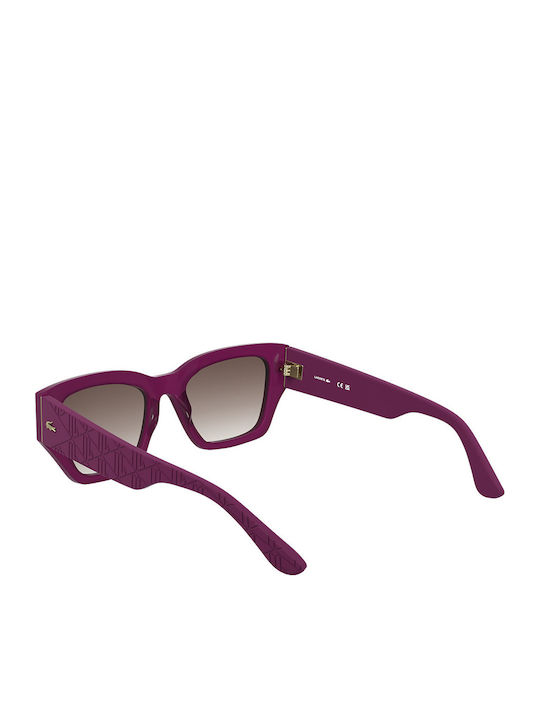 Lacoste Ochelari de Soare Pentru Femei Cu Ramă Violet și Lentilă Violet L6053S-526
