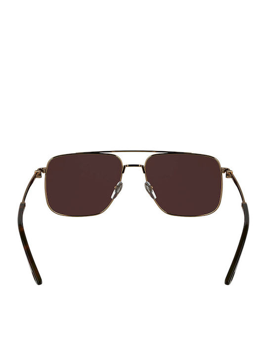 Lacoste Ochelari de Soare Pentru Bărbați cu Ramă Aurie și Lentilă Degrade Aurie L272S-750