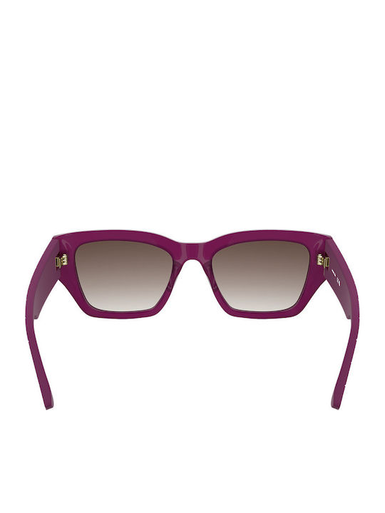 Lacoste Ochelari de Soare Pentru Femei Cu Ramă Violet și Lentilă Violet L6053S-526
