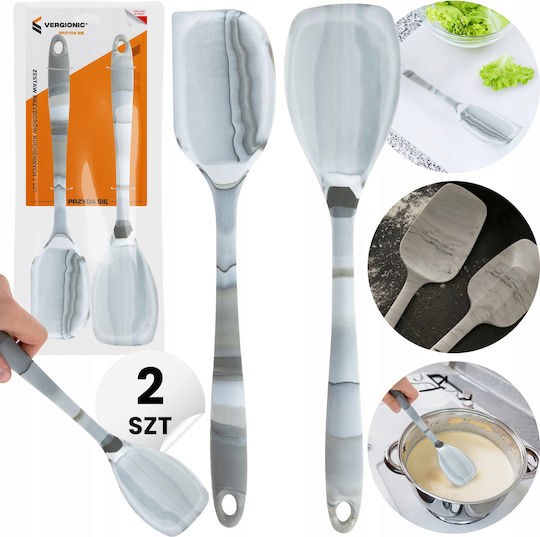 Vergionic Vergionic Kochgeschirr-Set aus Silikon 2 Stück Schwarz