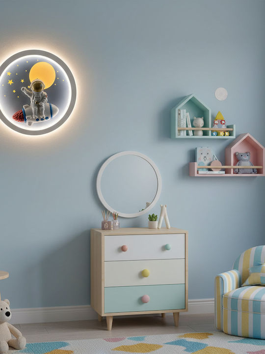 Alista Home Kids Led Metallic Wall Light Alista Home Kids Led Metallic Wall Light