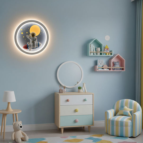 Alista Home Lumini De Perete Pentru Copii Led Metalic