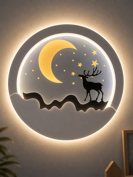 Alista Home Kids Led Metallic Wall Light Alista Home Kids Led Metallic Wall Light