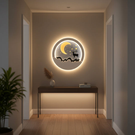 Alista Home Kids Led Metallic Wall Light