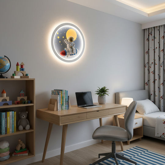 Alista Home Kids Led Metallic Wall Light