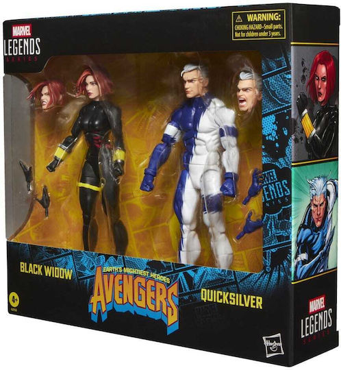Hasbro Marvel: Black Widow Black Widow & Quicksilver Φιγούρα Δράσης σε Κλίμακα 1:11