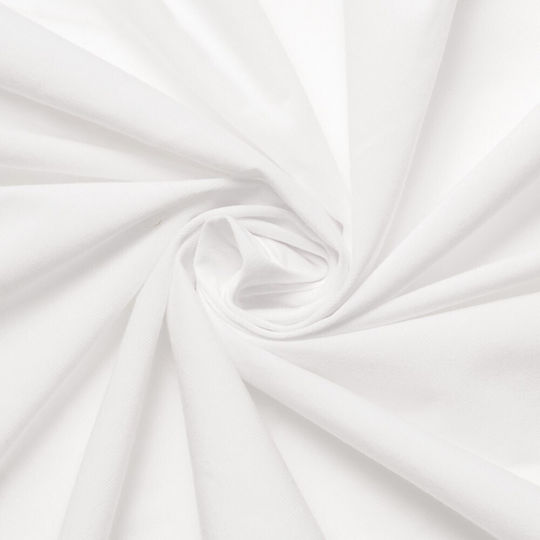 Matex Αδιάβροχο Βρεφικό Επίστρωμα Κούνιας White με Φάσα 80x160εκ.