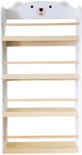 Wandregal Holz Weiß