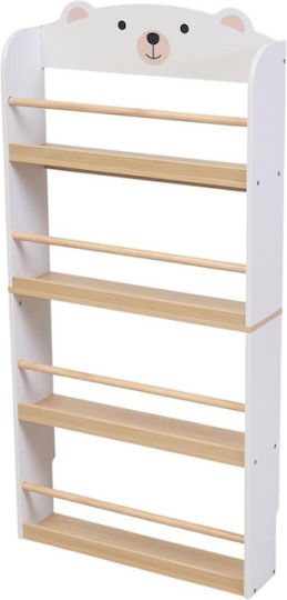Wandregal Holz Weiß