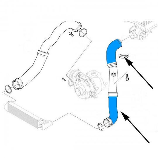 Σωλήνες Intercooler Bmw 3 E46 11617791393