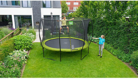 Exit Toys Trampolin Für Draußen Mit Durchmesser 305cm Mit Leiter Und Netz