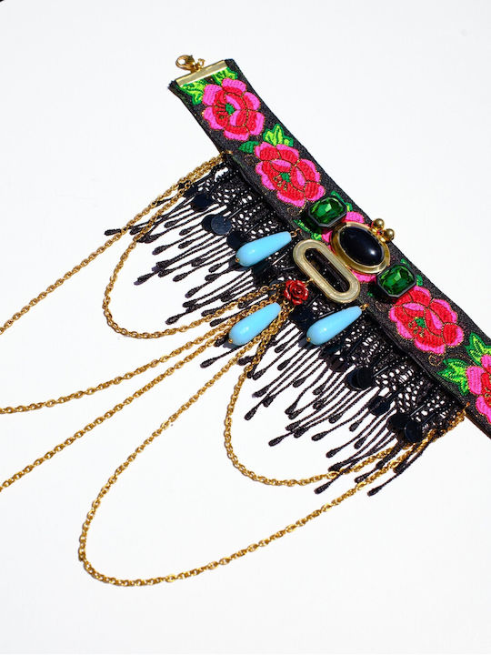 Kaleido Choker από Επιχρυσωμένο Ατσάλι Μαύρο
