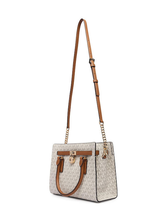 Hamilton Hamilton Leather Women's Satchel Bag Ecru