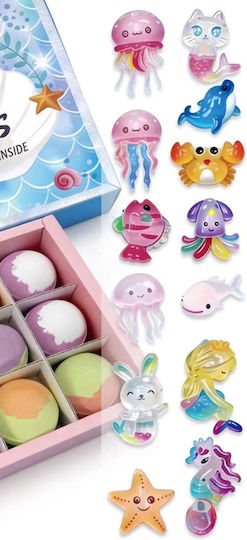 Tres Chic Mermaid Παιδικά Bath Bombs (Διάφορα Σχέδια) 1τμχ