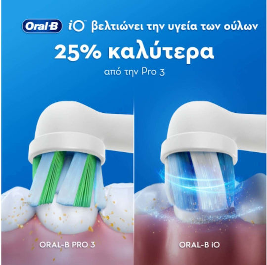 Oral-B Io 2 Series 2 Periuță de Dinți Electrică cu Senzor de Presiune și Husă de Călătorie Roz