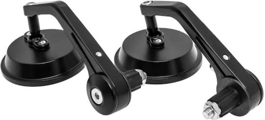 Motorradspiegel Gegenstück Cnc Aluminium Schwarz Set 2 Stücke